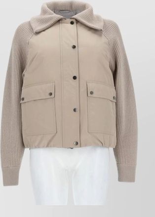 Brunello Cucinelli down panelled parka coat