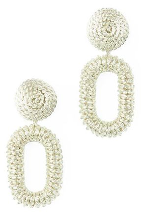 Deepa Gurnani Roula Drop Earrings in Silver at Nordstrom