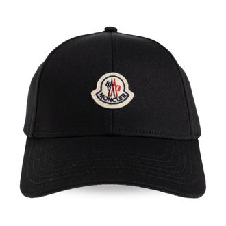 Moncler Baseball Cap - male - Moncler - Hats & Caps - Black - ONE SIZE - Accessories