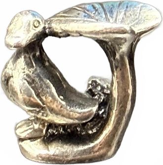 Trollbeads Womens Ugly Duckling Bead In Silver