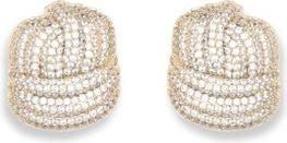 Self Portrait Zelfportret Gouden Messing Oorbellen