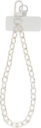 Chelsea28 Oval Chain Link Phone Wrist Strap in Silver at Nordstrom