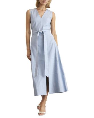 Tanya Taylor Reinella Linen-Blend Dress