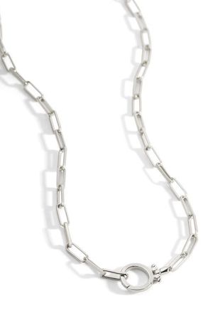 Mint & Lily Mint Paperclip Necklace in Silver at Nordstrom