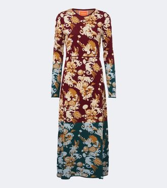 La DoubleJ Coven jacquard cotton-blend midi dress