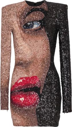 Balmain Mujer, Vestidos, Multicolor, Talla: L