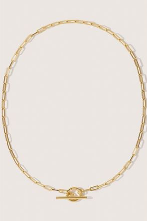Otiumberg 14kt Gold Vermeil Love Link Necklace in Yellow Toned Gold at Nordstrom
