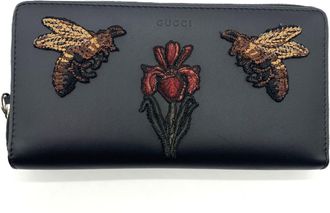 Gucci Leather Long Wallet (Bi-Fold) (Pre-Owned)