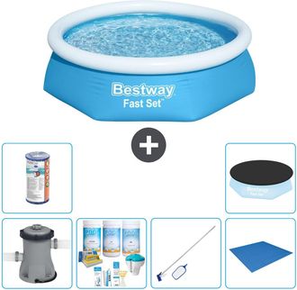 Bestway Piscina Bestway Fast Set Redonda - 244x61 Cm - 8-piezas S21399