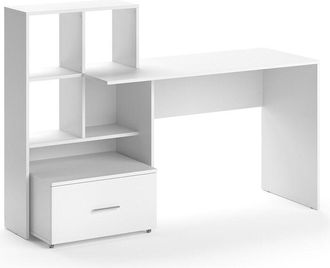 Vicco Scrivania Lorio, Bianco, 149.2 x 49.8 cm Vicco