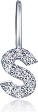 Lafonn Letter Charm Pendant in Silver S at Nordstrom