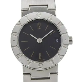 Bulgari Pre-owned Watches, female, Gray, Size: ONE SIZE Pre-owned B-zero1 Stainless Steel Quartz Watch