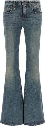 R13 Jeans, Dames, Blauw, W25, Katoen, Overflow Boy Flare