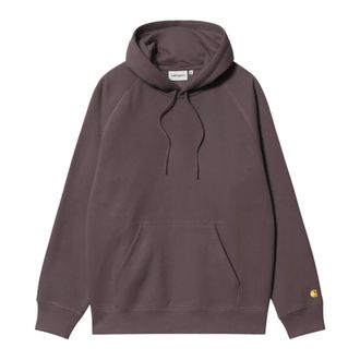 Carhartt Work in Progress Carhartt Wip, Hoodies, male, Brown, Size: XL Hooded Chase Sweatshirt