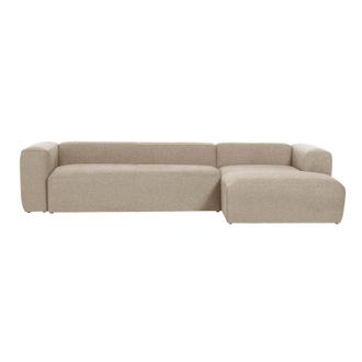 K Home Design-Ecksofa Klocks 330 x 174 cm - Beige