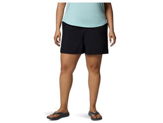 Columbia Plus Size Sandy Rivertm Shorts II Womens Shorts Black : 2X 6, Nylon