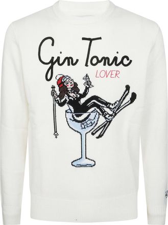 MC2 Saint Barth Heron Gin Tonic Lover Graphic Knit Sweater