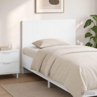 vidaXL Vidaxl Testiera Da Muro Ede Bianco Lucido Legno Ingegnerizzato