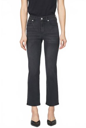 Dear John Denim Anika Straight Leg Jeans In Jet Set