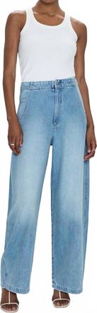 Pistola Denim Lottie High Rise Relaxed Bowed Leg Jean In Qualifier