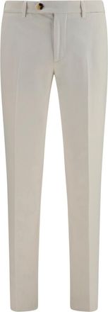 Brunello Cucinelli Off White Slim Trousers