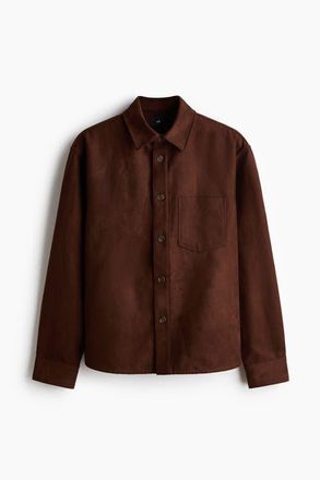 H&M Overshirt in Brown at Nordstrom, Size Xx-Large