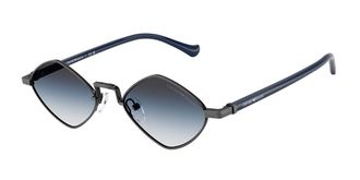 Emporio Armani EA2182 34448G Mens Sunglasses Silver Size 50
