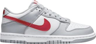 Nike Limited Edition Witte Grijze Rode Sneakers - Heren - Skateschoenen - Veelkleurig - 44 EU - Leer - Fitness
