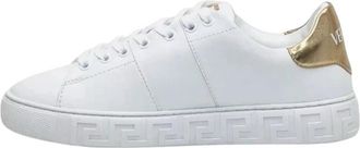 Versace Greca Sneakers - Dames - Sneakers - Wit - 37 EU - Polyester - Schoenen