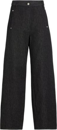 Margaux Lonnberg Margaux Lonnberg - Raven Wijde Jeans - Dames - Jeans - Zwart - Maat: W29 Katoen