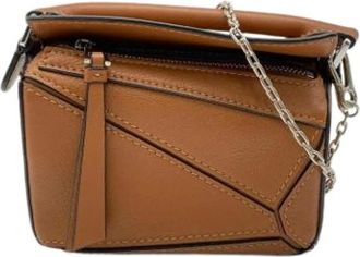 Loewe Pre-owned Borsa a Spalla Puzzle - - Pre-owned - Donna - Marrone - ONE SIZE