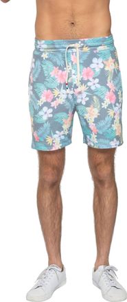 Sol Angeles Mens Rio Floral Short In Blue Multi