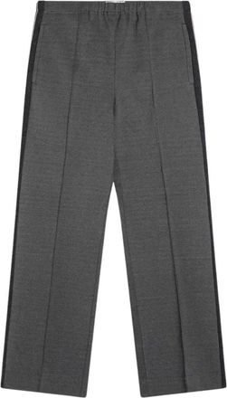 Miu Miu Fabric Stitch Knit Pants - Dames - Straight fit broeken - Grijs - S - Broeken