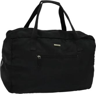 Gucci Pre-owned Nylon gucci-bags - Dames - Vintage Handtas - Zwart - ONE Size - Nylon - Vintage