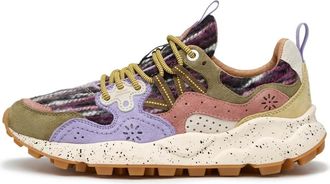 Flower Mountain Outdoor Sneaker - Dames - Sneakers - Veelkleurig - 36 EU - Wol - Schoenen
