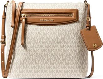 Michael Kors Jet Set Travel Crossbody - Dames - Schoudertassen - Beige - ONE Size - Polyester - Tassen