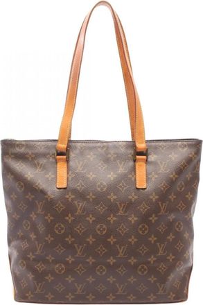 Louis Vuitton Brown Monogram Monogram Leather Handbag Tote Bag (Pre-Owned)