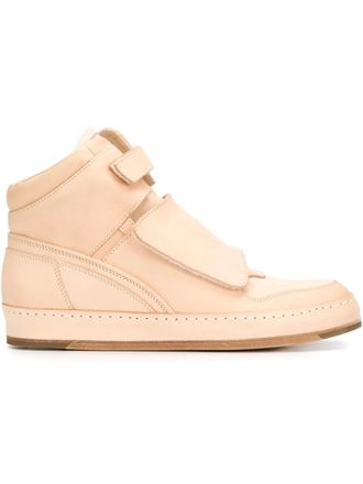 HENDER SCHEME hook & loop strap hi-top sneakers - Rosa