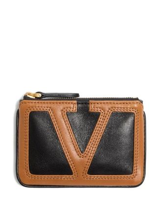 Valentino Garavani Leren pasjeshouder - Zwart