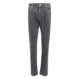 Aspesi Ferro Broek - Heren - Broeken - Grijs - Maat: W34 Leer