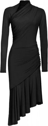 Pinko Pinko - Jurken > Damesjurken > Midi Jurken - Dames - Casual kleedjes - Zwart - S - Kleedjes