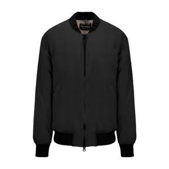 RefrigiWear Bomber Jackets, male, Black, Size: XL Down Jacket