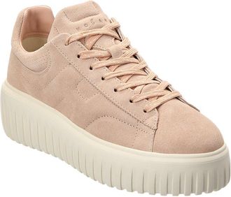 Hogan H-Stripes Suede Sneaker
