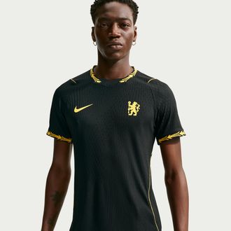 Nike Chelsea FC 2026/27 Match Away Nike Mens Aero-FIT Soccer Authentic Jersey in Black | II1798-011