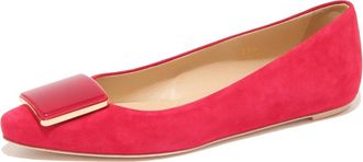 Tod's Aardbei ballerina schoenen gemaakt in Itali&euml; - Dames - Ballerinas - Rood - 35 1/2 EU - Schoenen