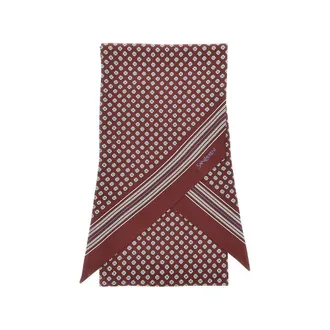 Saint Laurent Silk twill lavalliere scarf Man One Size