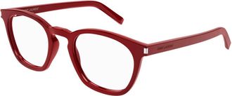 Saint Laurent Optisch Montuur - unisex - Brillen - Rood - 50 MM - Accessoires