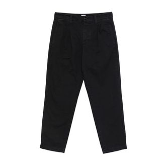 C.P. Company Straight Trousers, male, Blue, Size: 2XL Loose-fit Chino Trousers