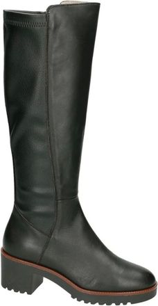 DL Sport Schoenen, Dames, Zwart, 36 EU, Leer, 5932 Versione 01 Enkelhoge laars met hak