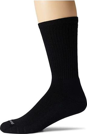 Smartwool Everyday Solid Rib Crew Socks Mens No Show Socks Shoes Black : XL (Mens Shoe 12-14.5), Wool/Nylon/Merino
